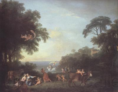 Francesco Zuccarelli Landscape with the Rape of Europa (nn03) Norge oil painting art